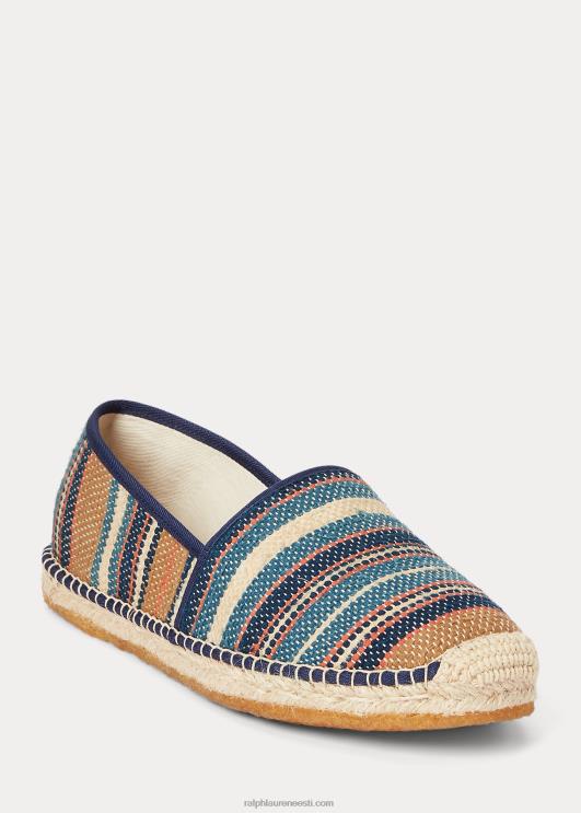 Ralph Lauren mehed käsitsi kootud žakaarmadratsist espadrill PR0V2130 indigo multi