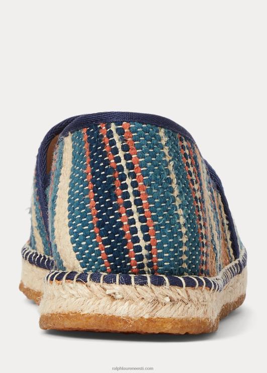 Ralph Lauren mehed käsitsi kootud žakaarmadratsist espadrill PR0V2130 indigo multi
