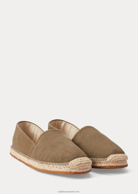 Ralph Lauren mehed lõuend espadrill PR0V2129 oliivikarva