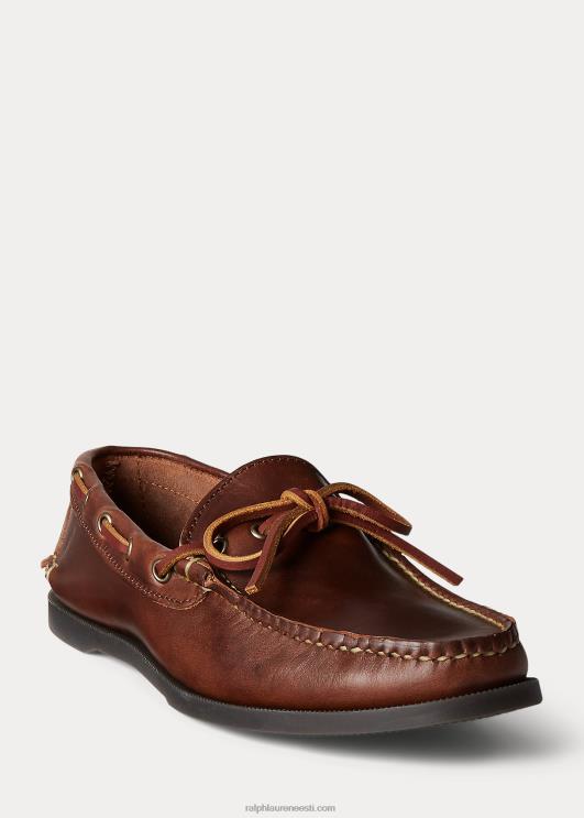 Ralph Lauren mehed nahast camp mokassiin PR0V2085 pruun