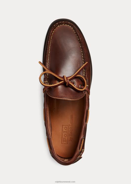 Ralph Lauren mehed nahast camp mokassiin PR0V2085 pruun