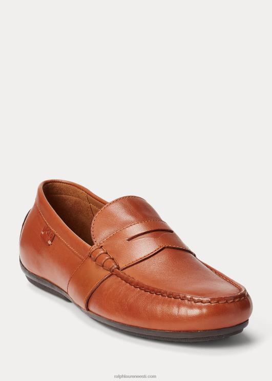 Ralph Lauren mehed reynoldi nahkjuht PR0V2097 tan