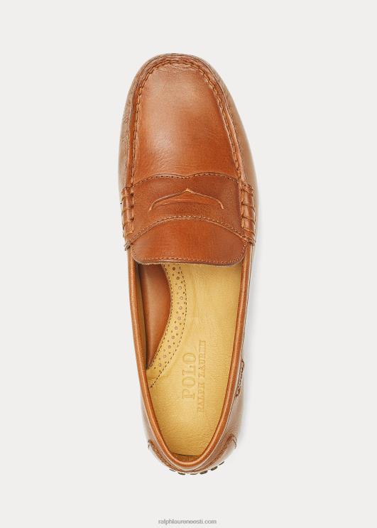 Ralph Lauren mehed reynoldi nahkjuht PR0V2097 tan