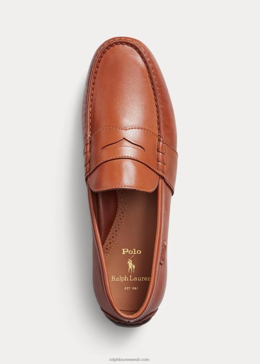 Ralph Lauren mehed reynoldi nahkjuht PR0V2097 tan
