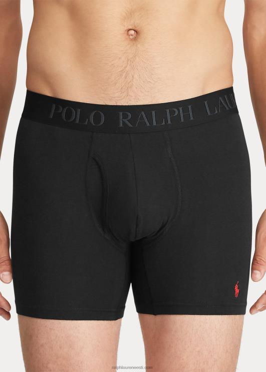 Ralph Lauren mehed 4d-flex poksipüksid, 3-pakk PR0V271 must