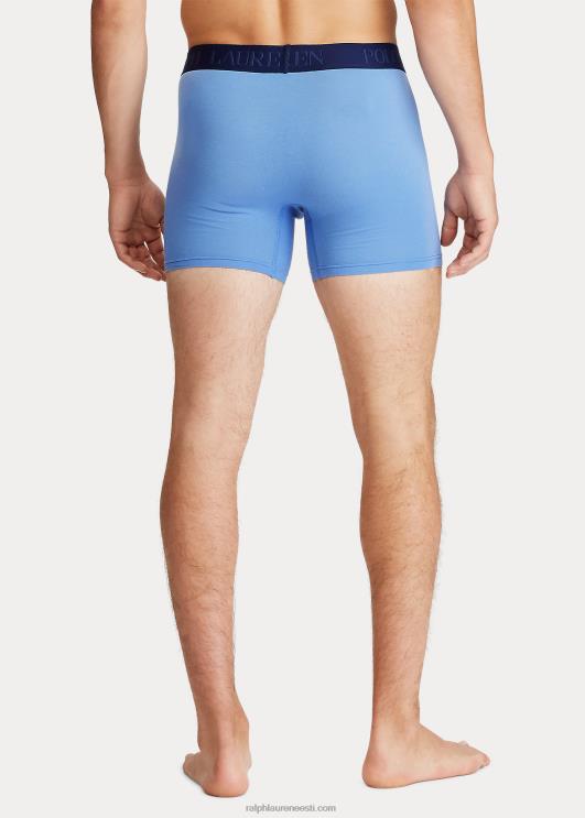 Ralph Lauren mehed 4d-flex poksipüksid, 3-pakk PR0V272 sinine lill