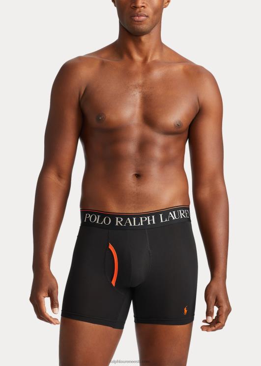 Ralph Lauren mehed 4d-flex poksipüksid, 3-pakk PR0V8576 must