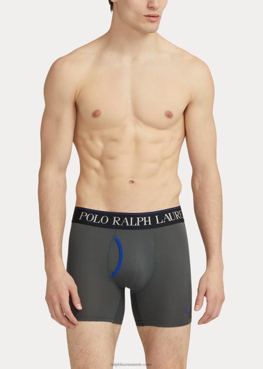 Ralph Lauren mehed 4d-flex poksipüksid, 3-pakk PR0V960 hall/sinine