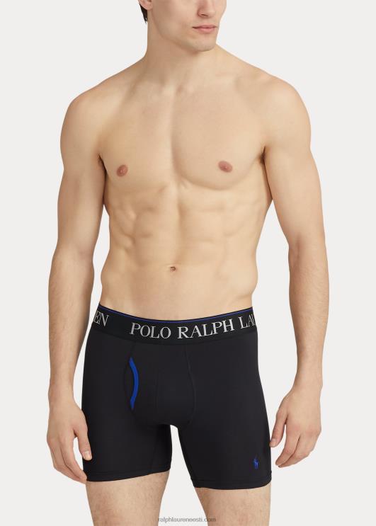 Ralph Lauren mehed 4d-flex poksipüksid, 3-pakk PR0V960 hall/sinine