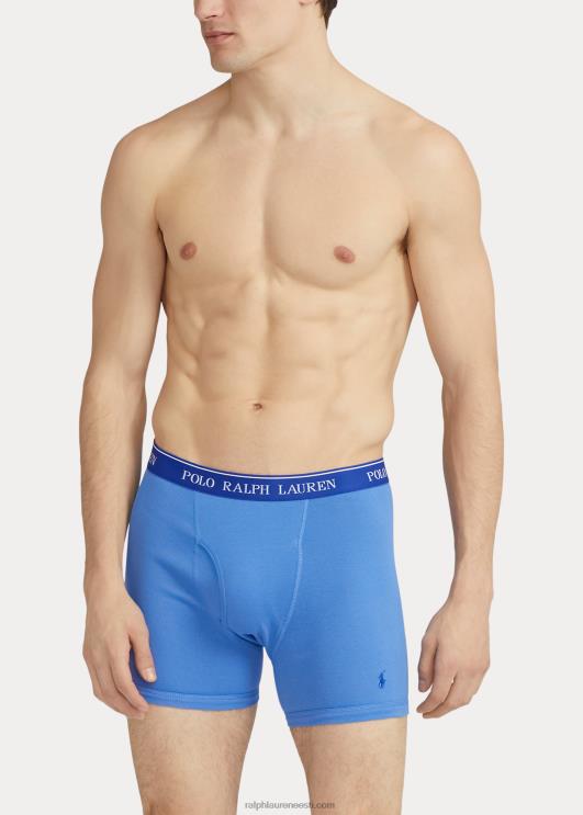 Ralph Lauren mehed Wicking boxer püksid 3-pakk PR0V8552 sinine assortii