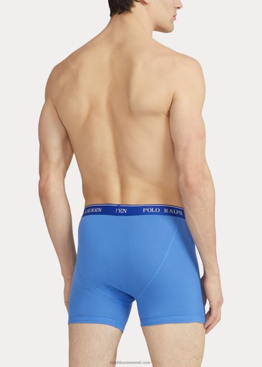 Ralph Lauren mehed Wicking boxer püksid 3-pakk PR0V8552 sinine assortii
