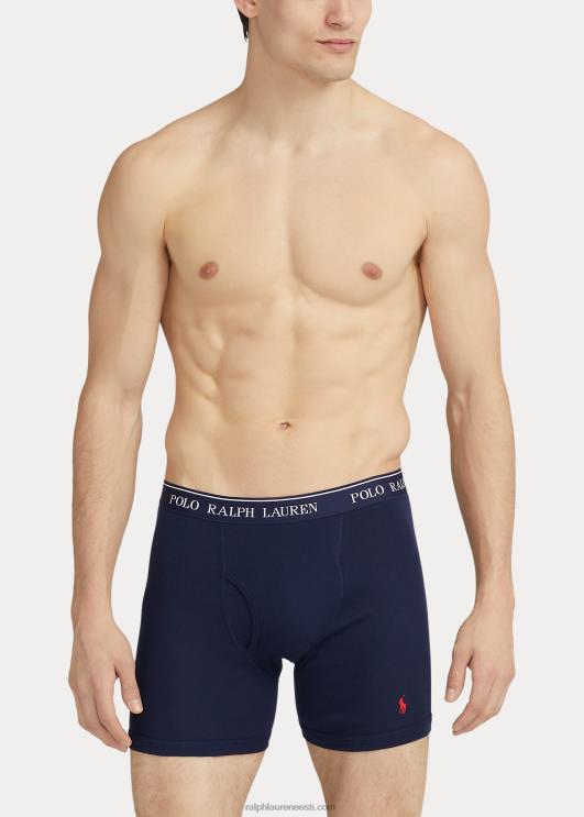 Ralph Lauren mehed Wicking boxer püksid 3-pakk PR0V8552 sinine assortii