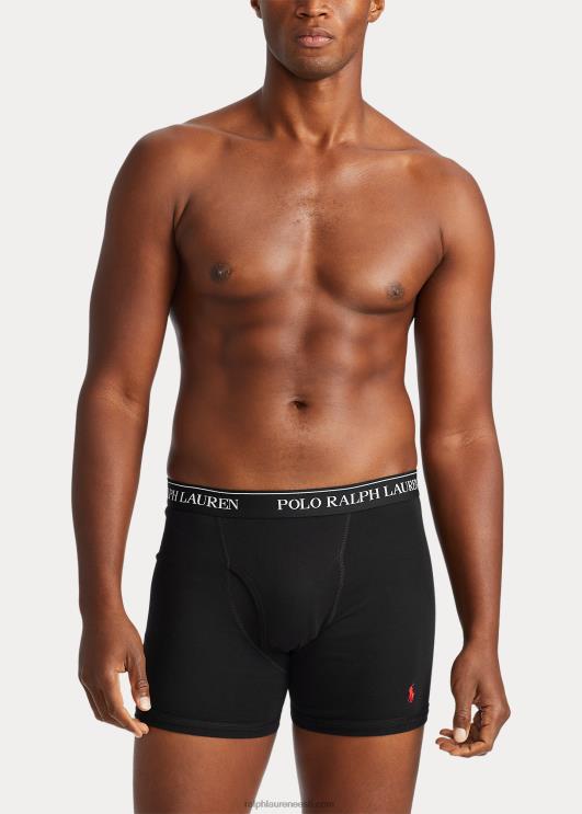 Ralph Lauren mehed Wicking boxer püksid 3-pakk PR0V8554 hall/punane/must