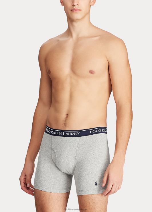 Ralph Lauren mehed Wicking boxer püksid 5-pakk PR0V270 sinine/hall/punane