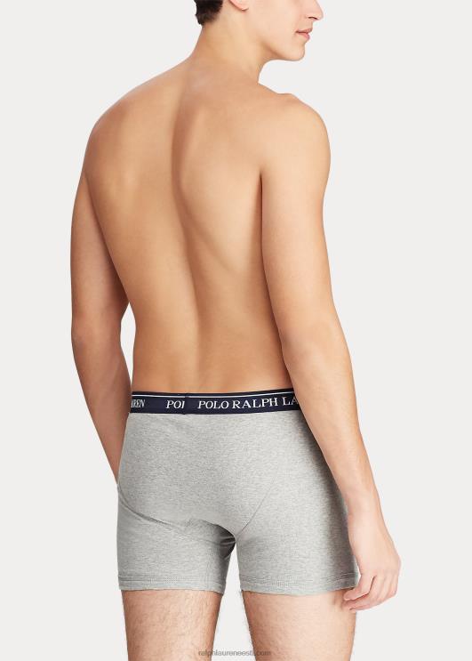 Ralph Lauren mehed Wicking boxer püksid 5-pakk PR0V270 sinine/hall/punane