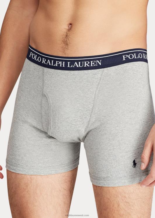 Ralph Lauren mehed Wicking boxer püksid 5-pakk PR0V270 sinine/hall/punane