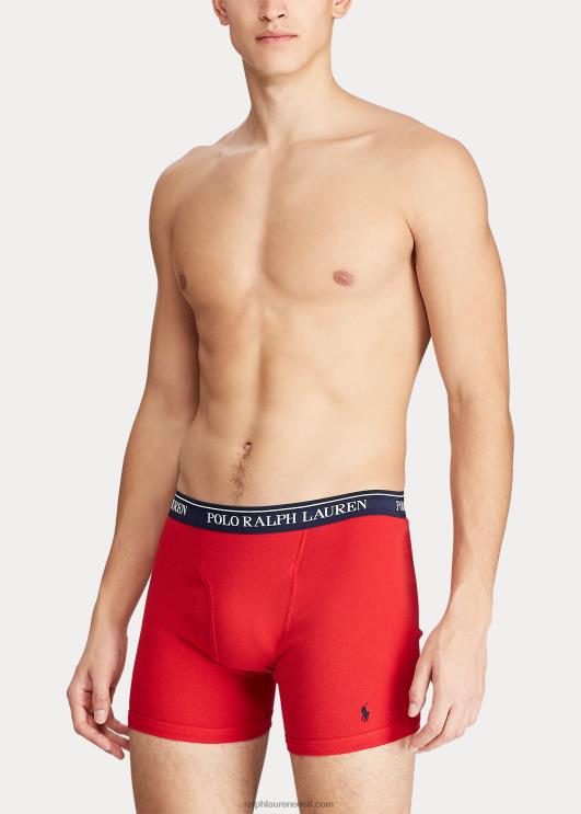 Ralph Lauren mehed Wicking boxer püksid 5-pakk PR0V270 sinine/hall/punane