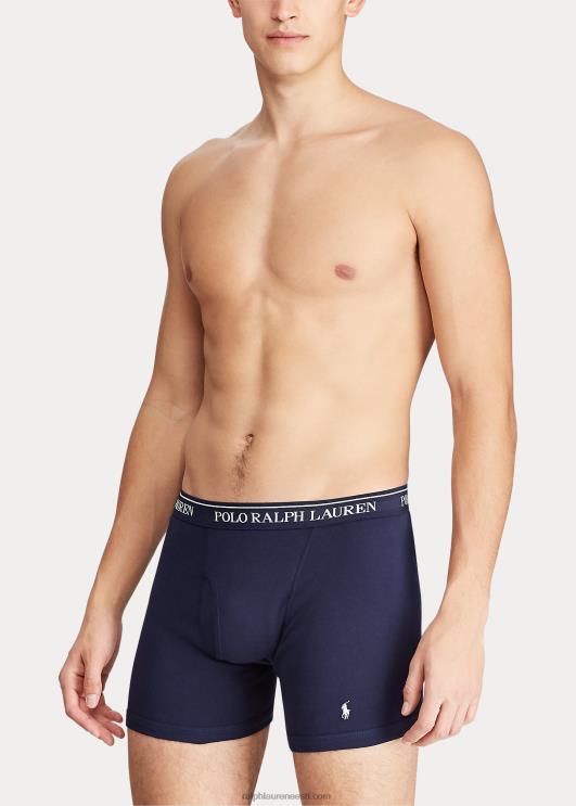 Ralph Lauren mehed Wicking boxer püksid 5-pakk PR0V270 sinine/hall/punane