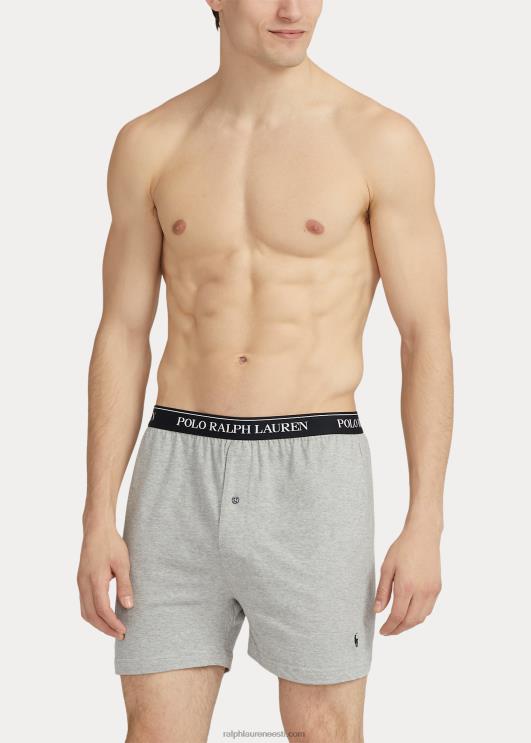 Ralph Lauren mehed Wicking koo bokser 5-pakk PR0V8551 hall assortii