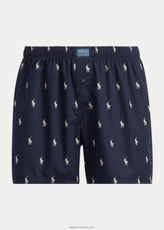 Ralph Lauren mehed allover poni poksija PR0V622 merevägi