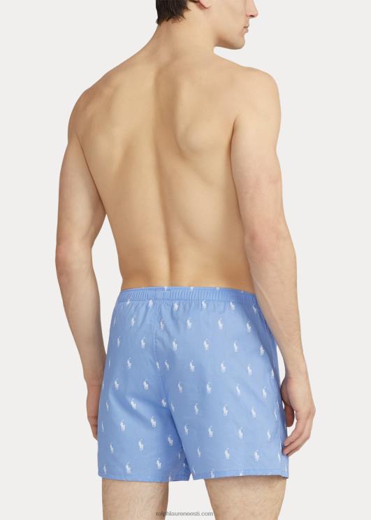 Ralph Lauren mehed allover poni poksija PR0V624 rannasinine