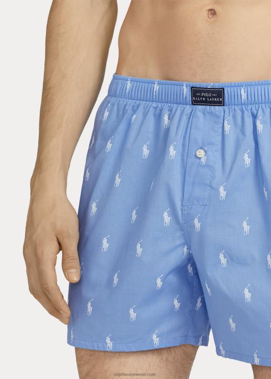 Ralph Lauren mehed allover poni poksija PR0V624 rannasinine