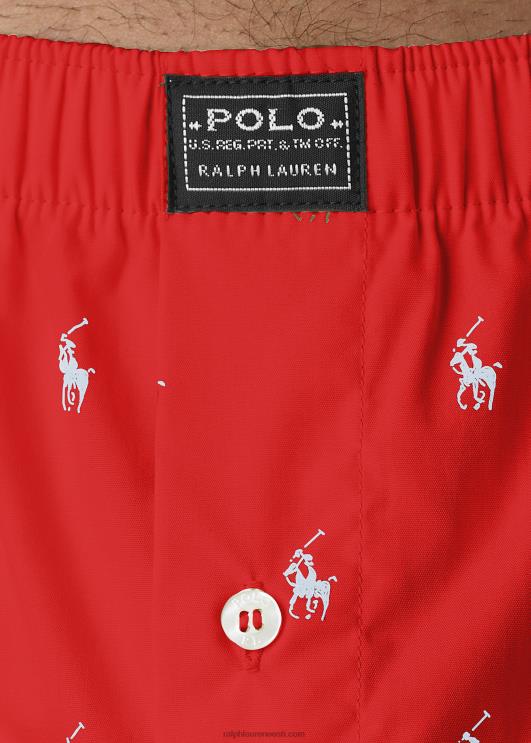Ralph Lauren mehed allover poni poksija PR0V626 punane/eliitsinine