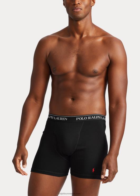 Ralph Lauren mehed bokserpüksid 3-pakk PR0V1508 must/rl2000 punane