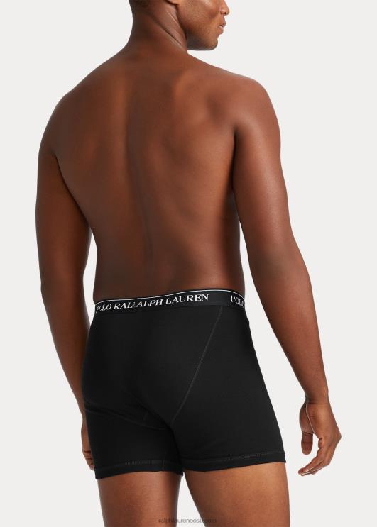 Ralph Lauren mehed bokserpüksid 3-pakk PR0V1508 must/rl2000 punane