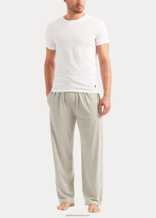 Ralph Lauren mehed õhuke puuvillane crewneck alussärk 5-pakk PR0V8547 valge