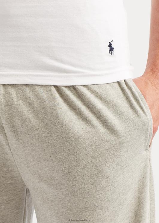 Ralph Lauren mehed õhuke puuvillane v-kaelusega alussärk 5-pakk PR0V260 valge