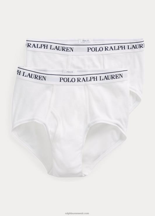 Ralph Lauren mehed klassikaline keskmise kõrgusega lühike 2-pakk PR0V1684 valge