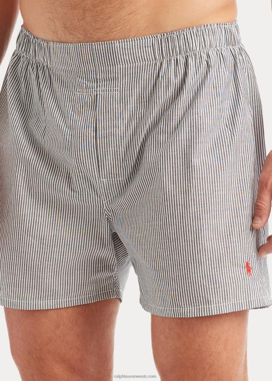 Ralph Lauren mehed klassikaline kootud puuvillane bokser 5-pakk PR0V268 hall/sinine