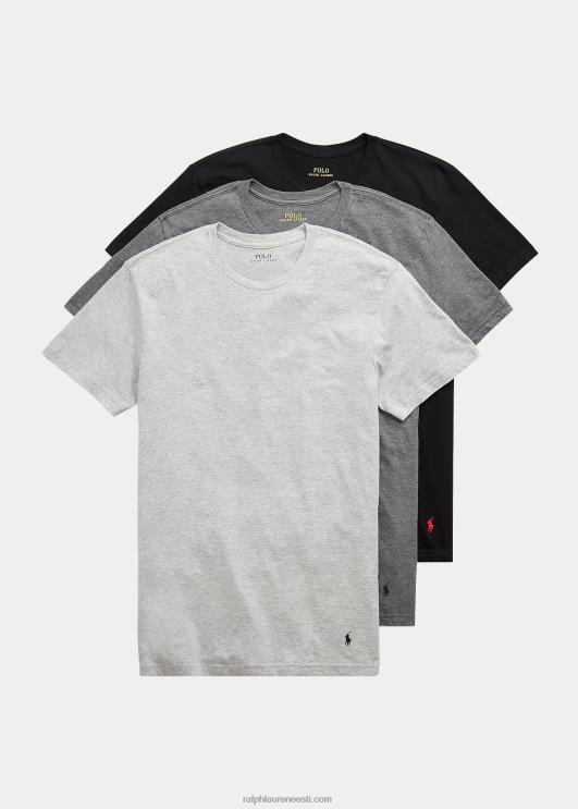 Ralph Lauren mehed klassikaline wicking crew alussärk 3-pakk PR0V224 hall assortii