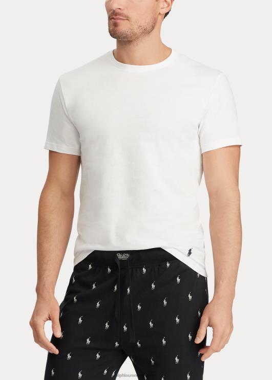 Ralph Lauren mehed klassikaline wicking crew alussärk 3-pakk PR0V225 valge