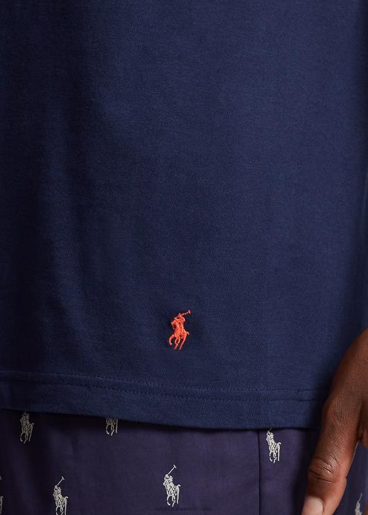 Ralph Lauren mehed klassikaline wicking crew alussärk 3-pakk PR0V263 merevägi/kuninglik pärand/punane