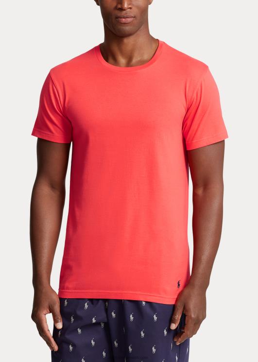 Ralph Lauren mehed klassikaline wicking crew alussärk 3-pakk PR0V263 merevägi/kuninglik pärand/punane