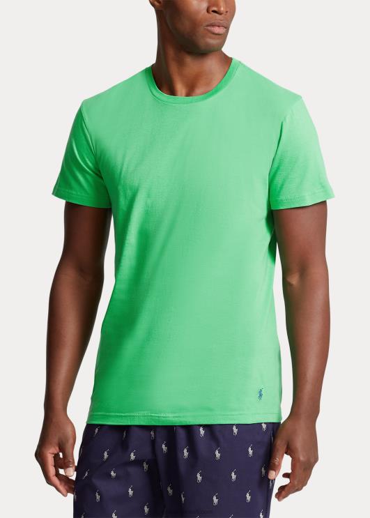 Ralph Lauren mehed klassikaline wicking crew alussärk 3-pakk PR0V264 pehme vesi/viinamarjaroheline