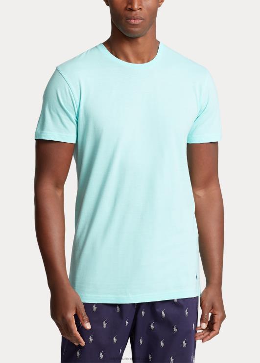 Ralph Lauren mehed klassikaline wicking crew alussärk 3-pakk PR0V264 pehme vesi/viinamarjaroheline