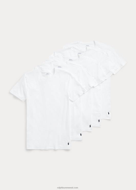 Ralph Lauren mehed klassikaline wicking crew alussärk 5-pakk PR0V8539 valge
