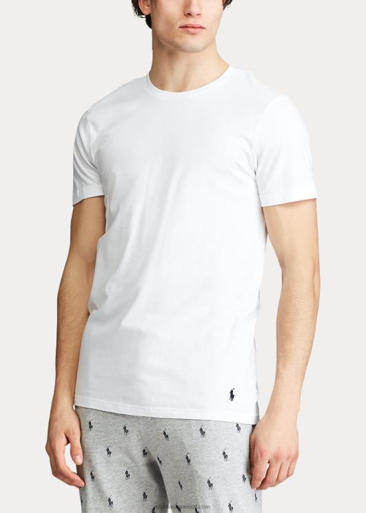 Ralph Lauren mehed klassikaline wicking crew alussärk 5-pakk PR0V8539 valge