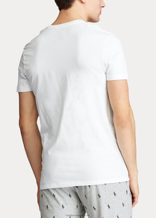 Ralph Lauren mehed klassikaline wicking crew alussärk 5-pakk PR0V8539 valge