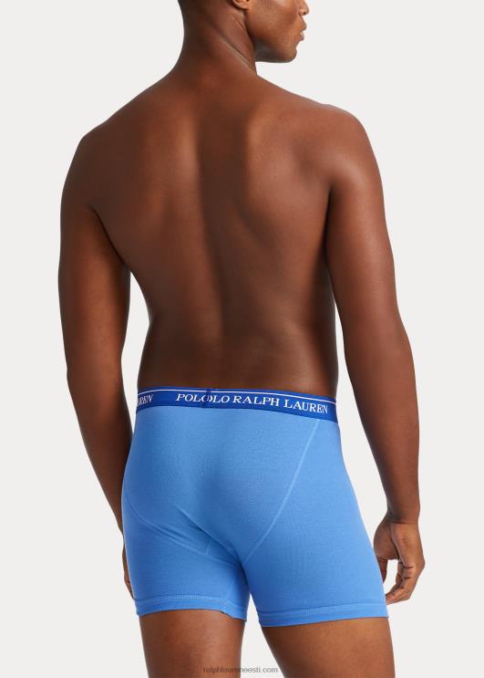 Ralph Lauren mehed klassikalised puuvillased püksikud 3-pakk PR0V1447 ragbi/õhusinine/merevägi