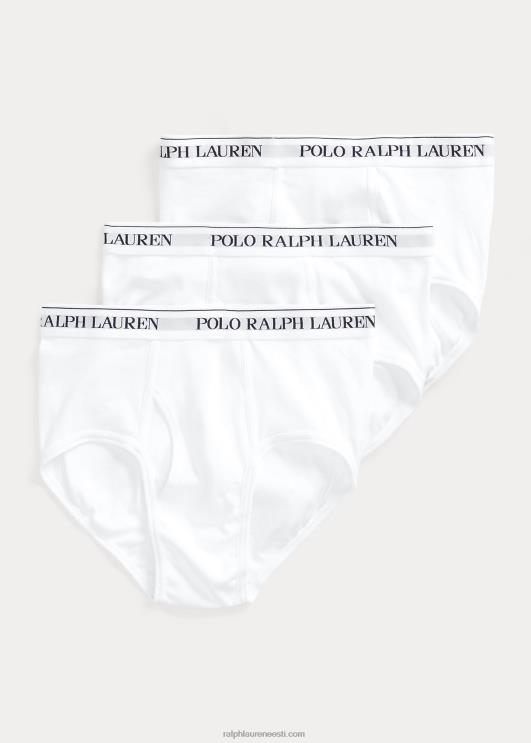 Ralph Lauren mehed klassikalised puuvillased püksikud 3-pakk PR0V1613 valge/ristluslaev