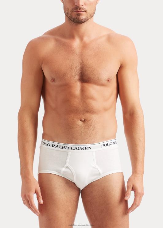 Ralph Lauren mehed klassikalised puuvillased püksikud 3-pakk PR0V1613 valge/ristluslaev