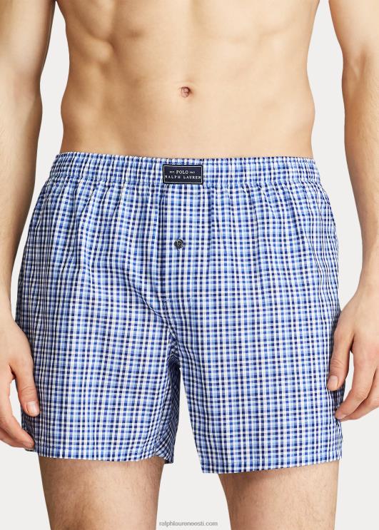 Ralph Lauren mehed kootud puuvillane bokser PR0V199 jefferesoni pleed