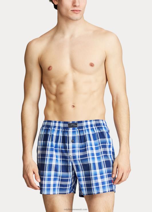 Ralph Lauren mehed kootud puuvillane bokser PR0V200 monroe pleed