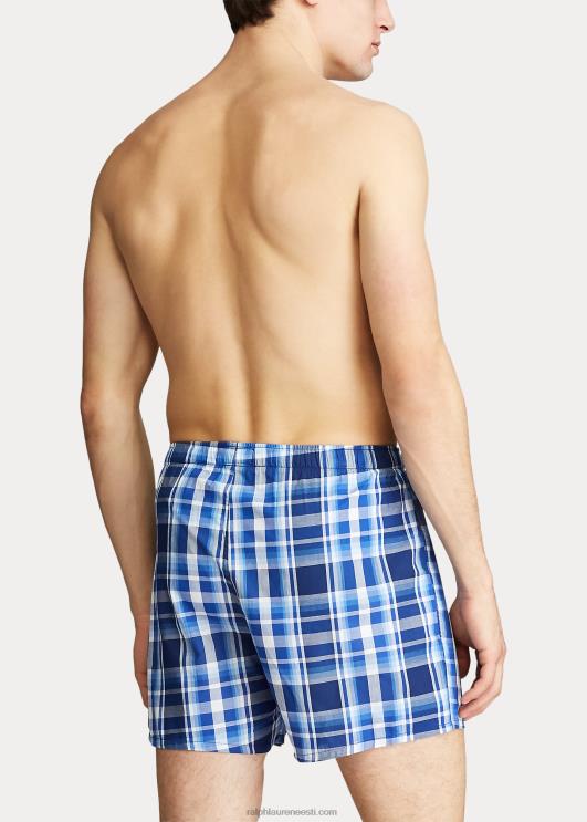 Ralph Lauren mehed kootud puuvillane bokser PR0V200 monroe pleed