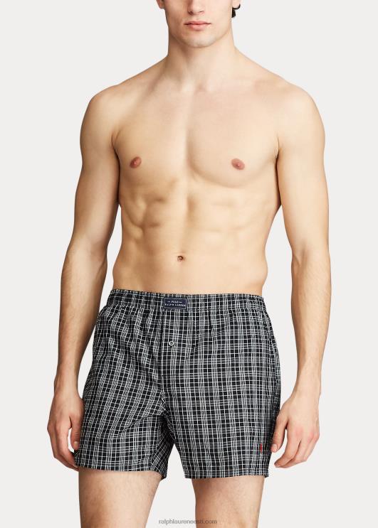 Ralph Lauren mehed kootud puuvillane bokser PR0V201 sepipleed