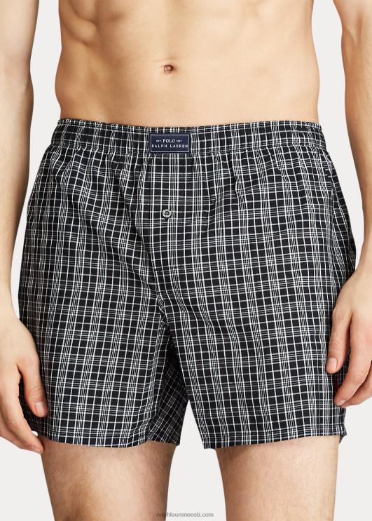 Ralph Lauren mehed kootud puuvillane bokser PR0V201 sepipleed